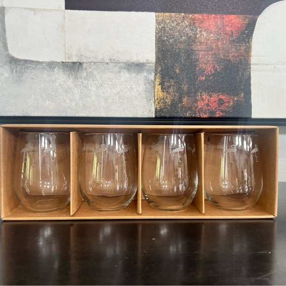 Set of 4 - Stemless Wine Glasses - Picture 4 of 4